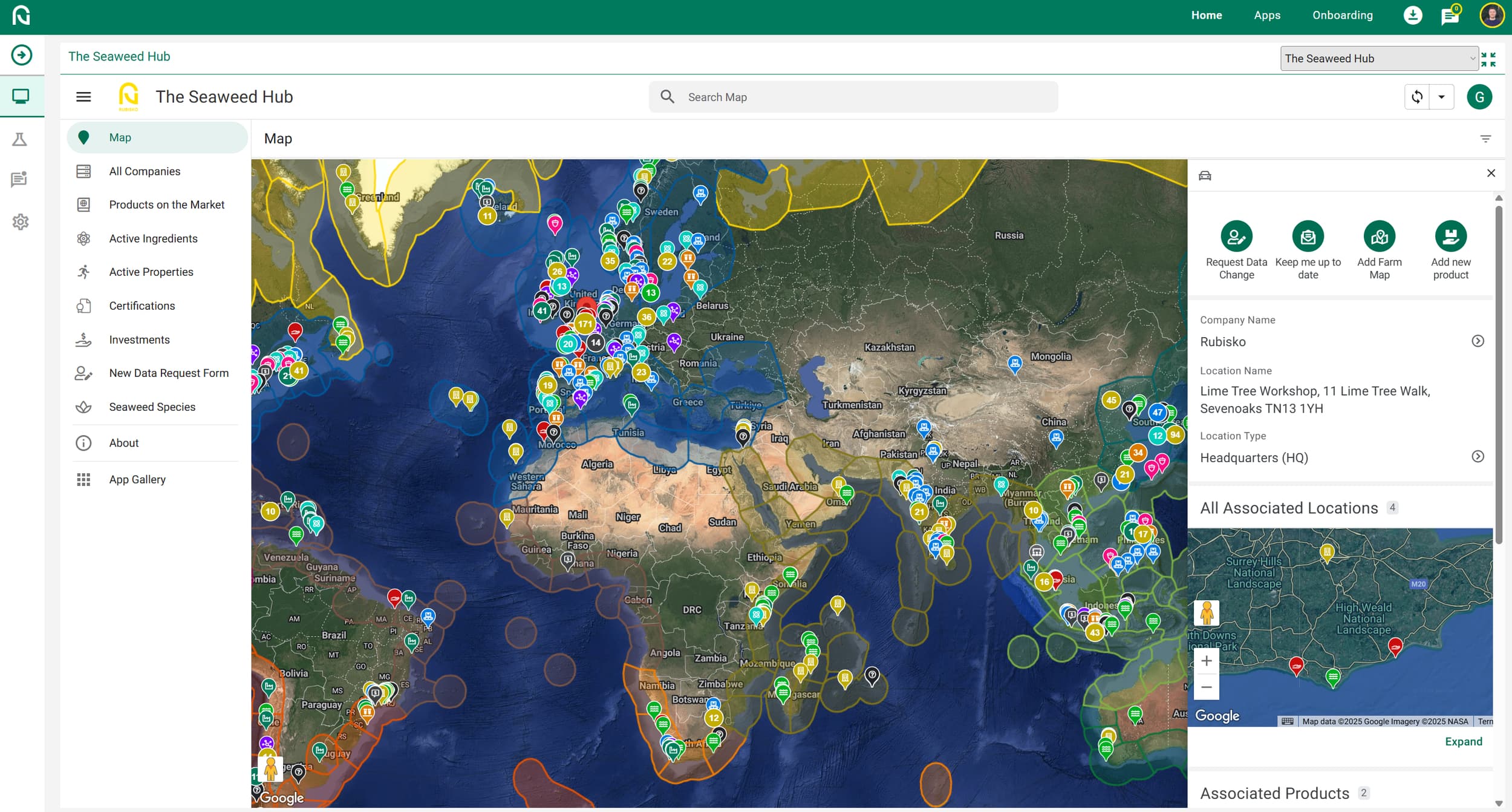 Hub product screenshot